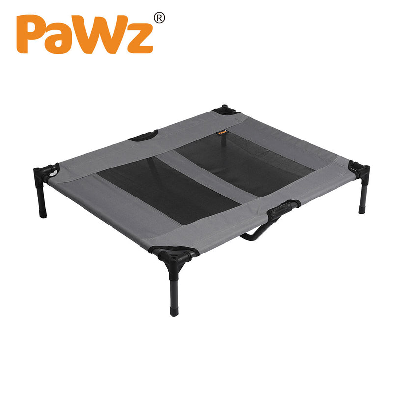 PaWz Pet Trampoline Bed Dog Cat Elevated Hammock With Canopy Raised Heavy Duty L