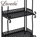 Levede Plant Stand 5 Tiers Outdoor Indoor Metal Flower Pots Rack Garden Shelf