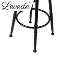 Levede 4x Industrial Bar Stools Kitchen Stool PU Leather Barstools Chairs