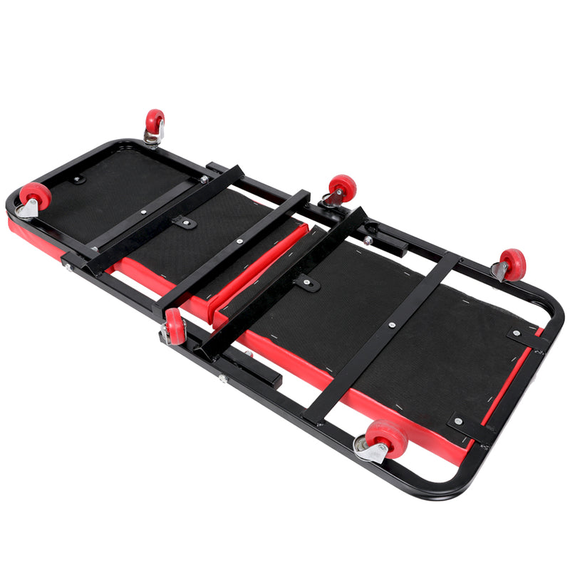 Folding Creeper Mechanic Stool Seat Garage Repair Trolley Laying  Workshop