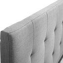 Levede Bed Frame Queen Fabric With Drawers Storage Wooden Mattress Grey