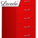 Levede Filing Cabinet Files Storage Cabinets Steel Rack Home Office 5 Drawer