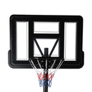 Basketball Hoop Stand System Portable 3.05M Height Adjustable Net Ring In Ground