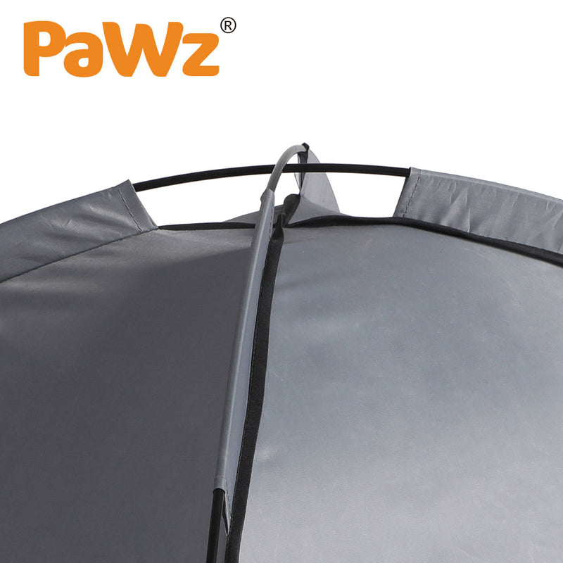 PaWz Pet Trampoline Bed Dog Cat Elevated Hammock With Canopy Raised Heavy Duty M