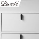 Levede Bedside Tables Side Table Bedroom Nightstand 2 Drawers Storage Cabinet