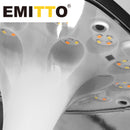 EMITTO Solar Powered LED Garden Light Pathway Landscape Lawn Lamp Patio 60cm