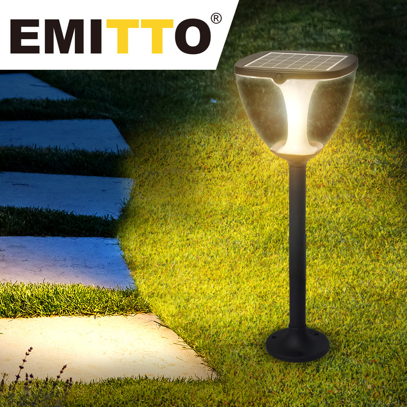 EMITTO Solar Powered LED Ground Garden Lights Path Yard Park Lawn Outdoor 60cm