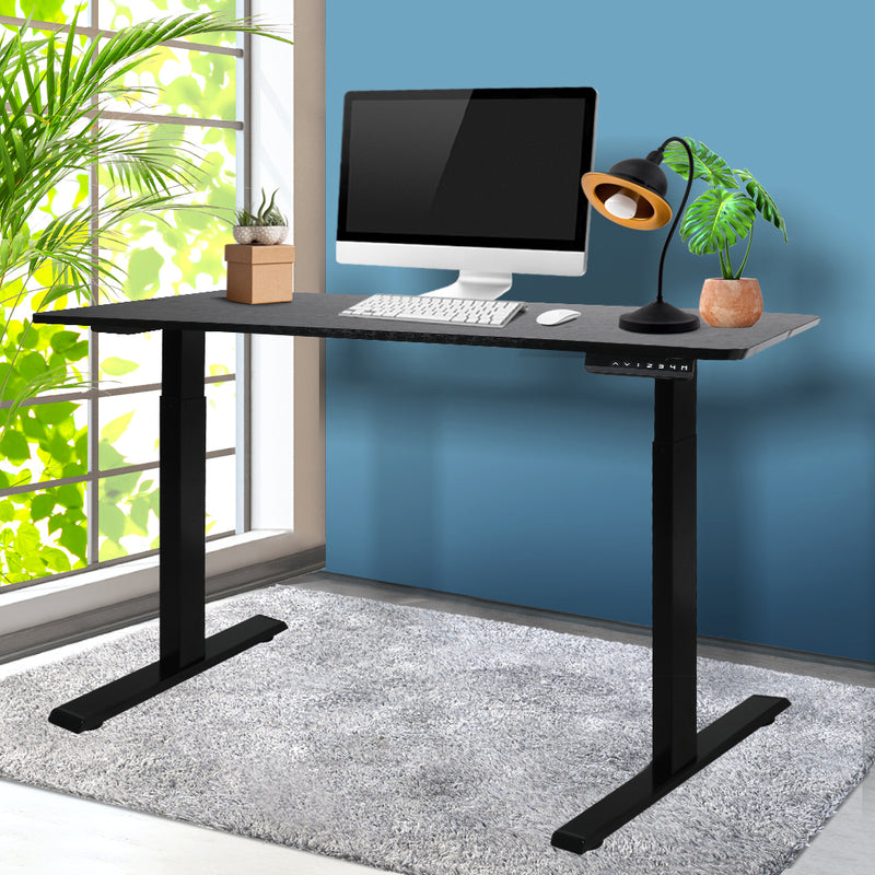 Office Computer Desk Height Adjustable Sit Stand Motorised Electric Table Riser