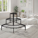 Levede Outdoor Indoor Pot Plant Stand Garden Metal 3 Tier Planter Corner Shelf