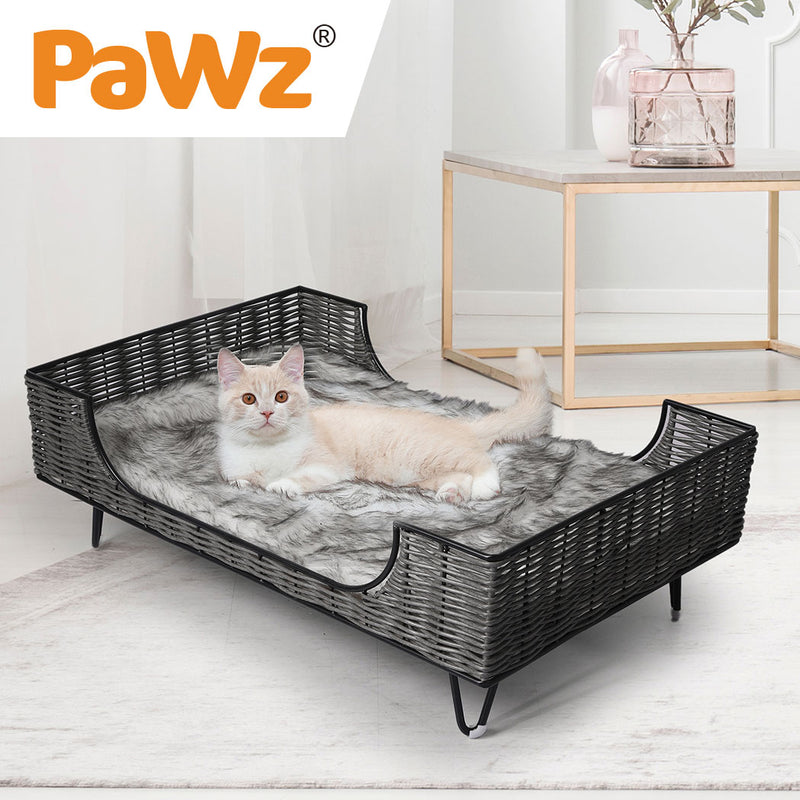 PaWz Pet Cat Bed Puppy House Sleeping Nest Calming Cushion Washable Non-toxic