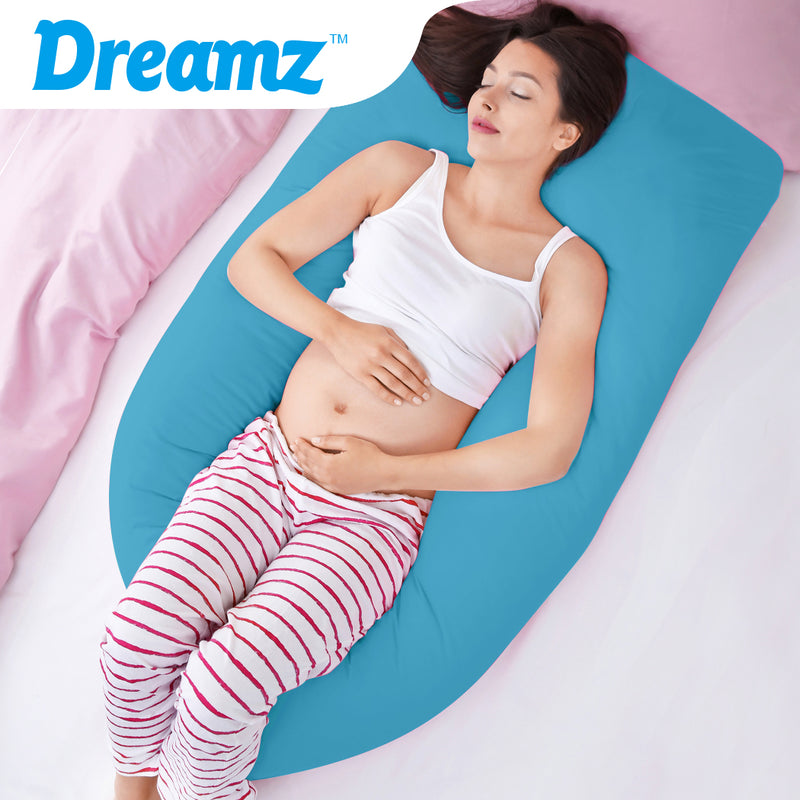 Maternity Pregnancy Pillow Cases Nursing Sleeping Body Support Feeding Boyfriend