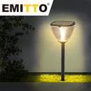 EMITTO Solar Powered LED Garden Light Pathway Landscape Lawn Lamp Patio 80cm