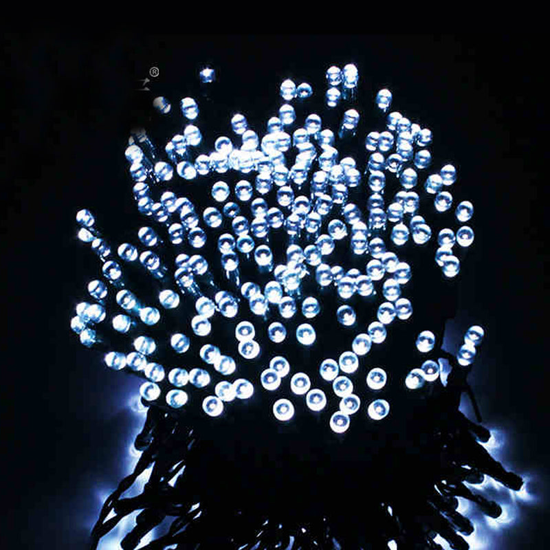 52M 500LED String Solar Powered Fairy Lights Garden Christmas Decor Cool White