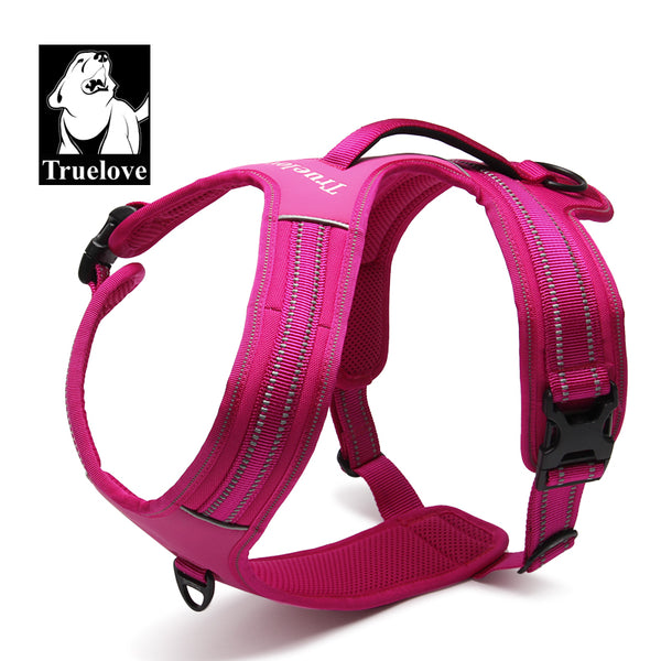 Reflective Heavy Duty Harness Pink XS