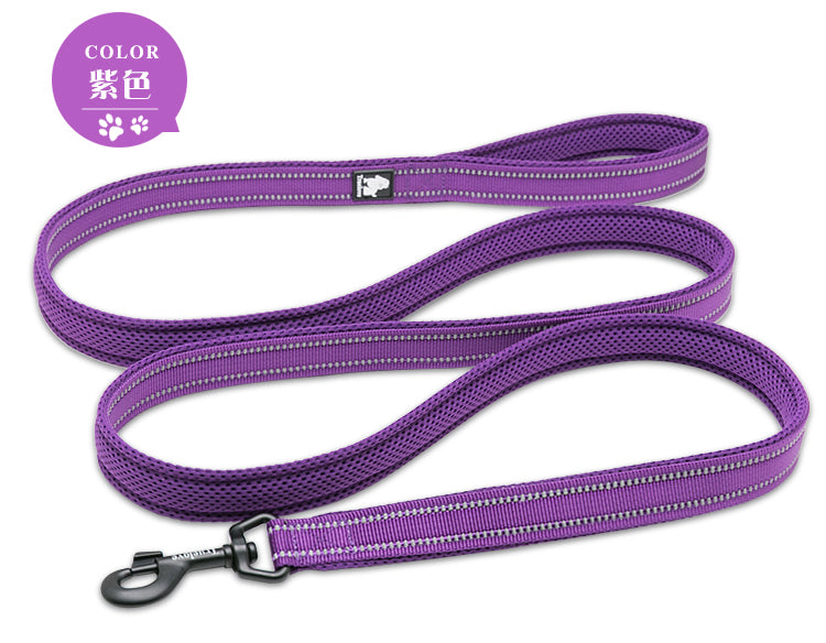 Reflective Pet Leash 2 meters Purple L