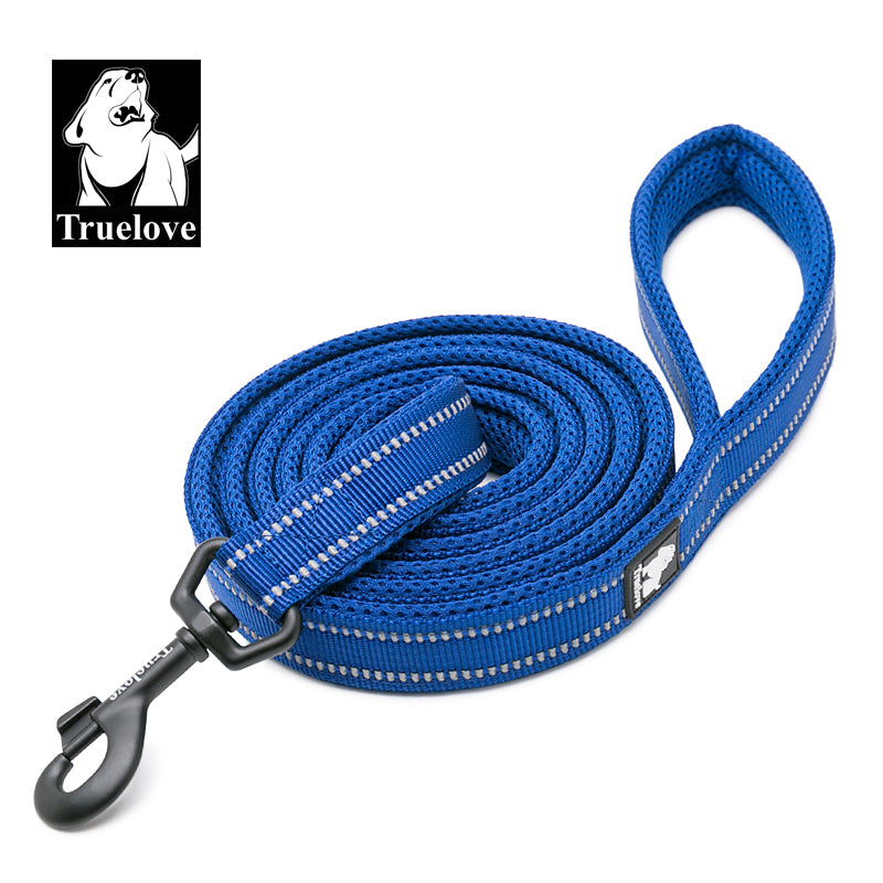 Reflective Pet Leash 2 meters Royal Blue XS