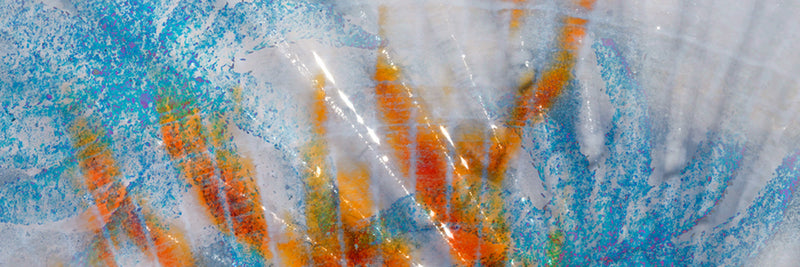 Silk Tabi Scarf Sea Stars