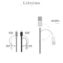 Ever Cable - World's Strongest Stainless steel Fast Charging & Sync USB Cable