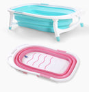 Baby Bath Tub Infant Toddlers Foldable Bathtub Folding Safety Bathing Shower GN