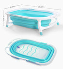 Baby Bath Tub Infant Toddlers Foldable Bathtub Folding Safety Bathing Shower GN